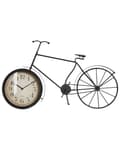 Miniatyrbild 4 av 7: Bordsklocka Svart metallram 37 cm Cykelform Modern design Hemtillbehör