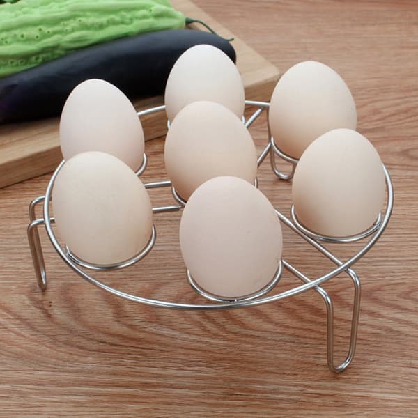Steamer Rack Kurv Egg Vegetabilsk dampende bordplate for Instant Pot trykkoker, Diameter: 17,5 cm, Høyde: 8 cm