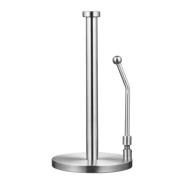 Stainless Steel Roll Paper Cling Film Vertical Stand, Shape: Classic