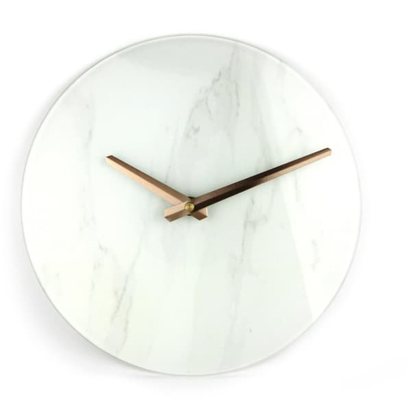 Platinet wall clock Marble (44871)