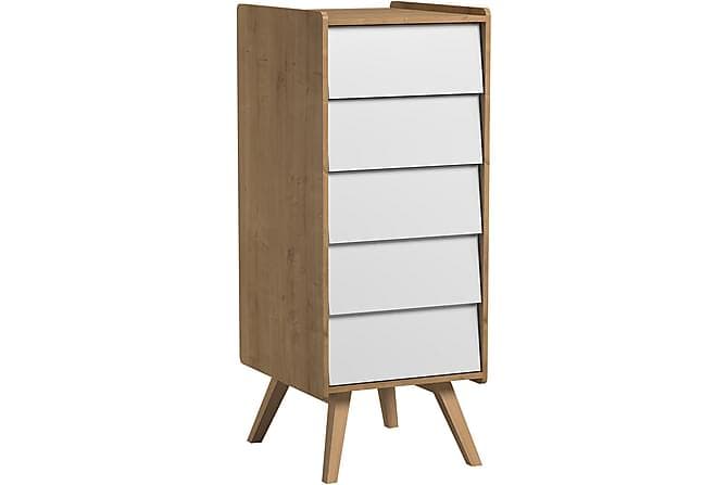 Vintage Kommode Tre / Natur / Hvit