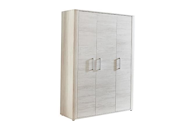 Leon Garderobe 130 cm Trae/Natur/Solv