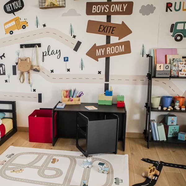 Montessori afgangsbord og stol sæt