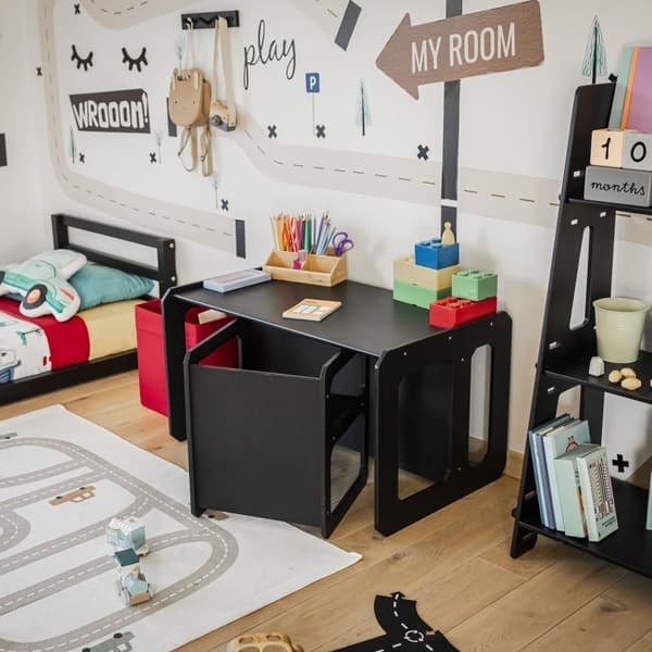 Montessori afgangsbord og stol sæt