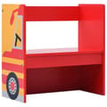 Miniatyrbild 7 av 8: Barnbord Och Stolar 3 Delar Brandbil Trä
