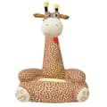 Miniatyrbild 3 av 3: Barnstol I Plysch Giraff Brun