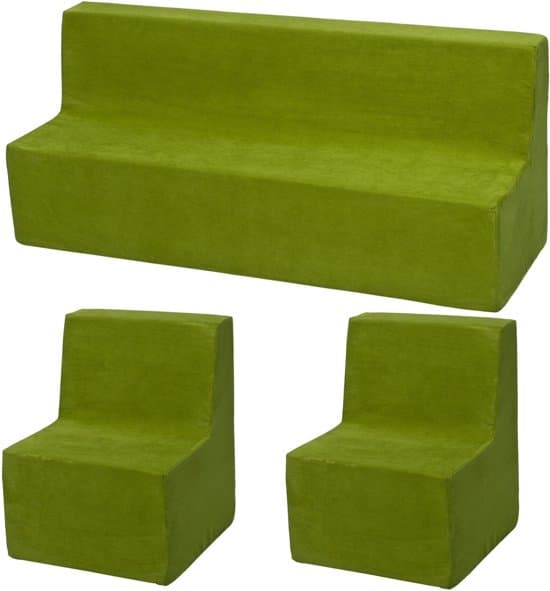 Grönt barnmöbelset