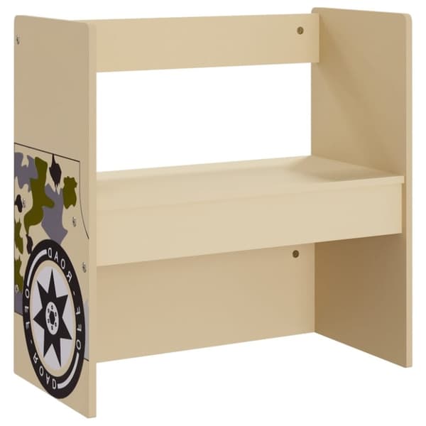vidaXL Barnbord och stolar 3 delar terrängbil MDF