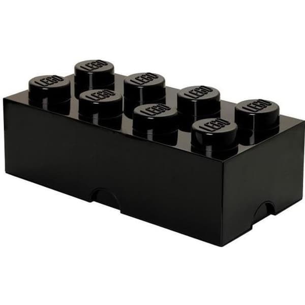 LEGO Förvaringskloss - 40041733 - Stapelbar - Svart