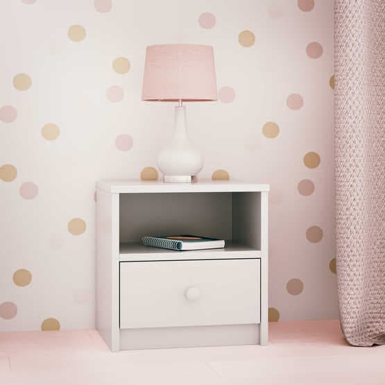 Sengebord Babydreams Hvid