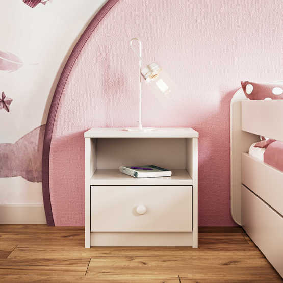 Sengebord Babydreams Hvid