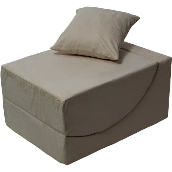 Fällbar Möbel - Bord - Puff - Soffa 3-1 - Cream