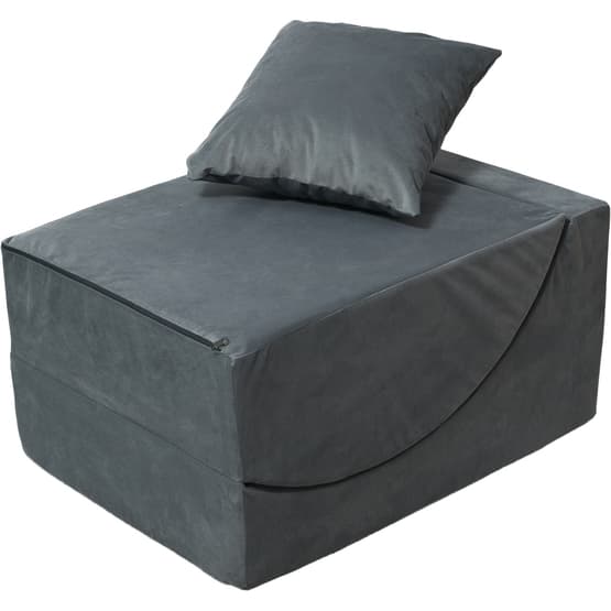 Fällbar Möbel - Bord - Puff - Soffa 3-1 - Grå
