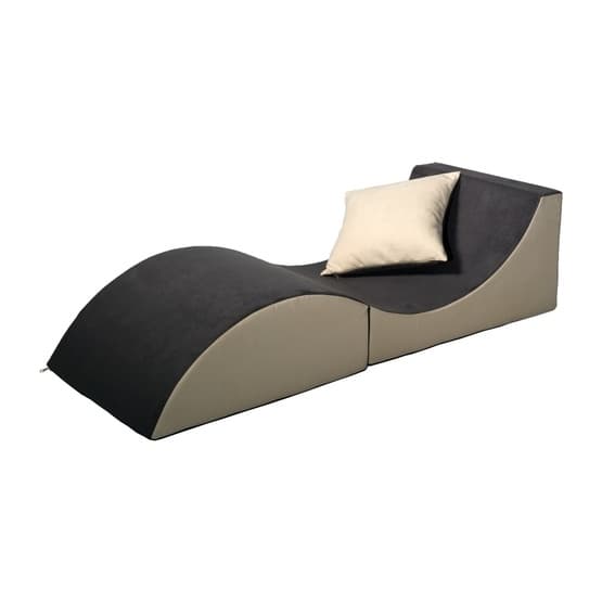 Foldemøbler - Bord - Puf - Sofa 3-1 - Grå Og Beige