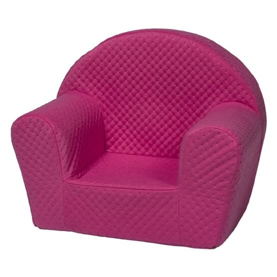 Børnestol i skum med armlæn Baby Pink