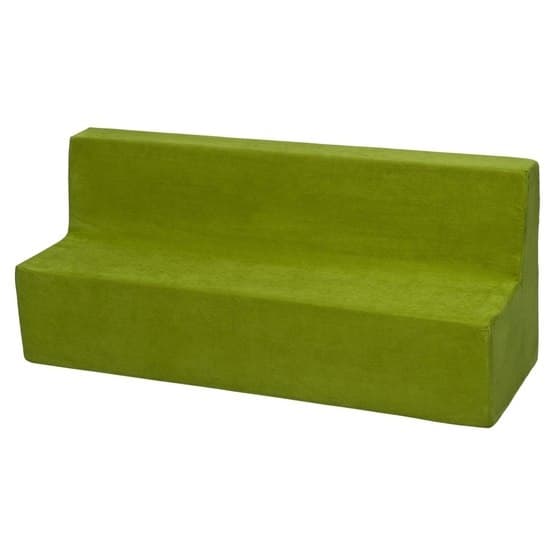 Lasten sohva Long - Soft Foam Green