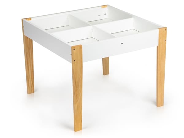 Barnmöbelset med organisering - Bord + 2 stolar - Furu