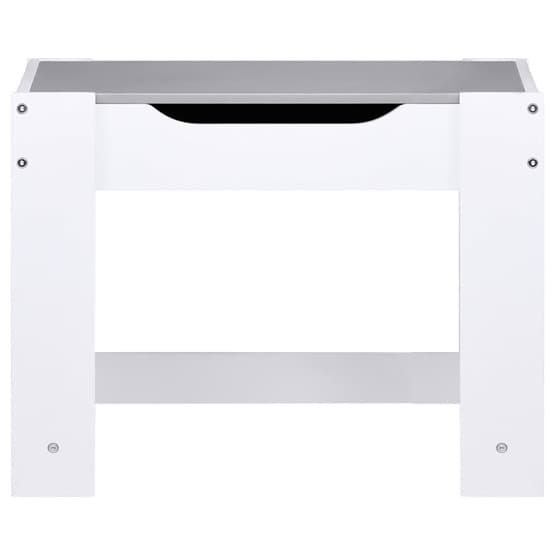 Barnbord Med 2 Stolar Vit Mdf