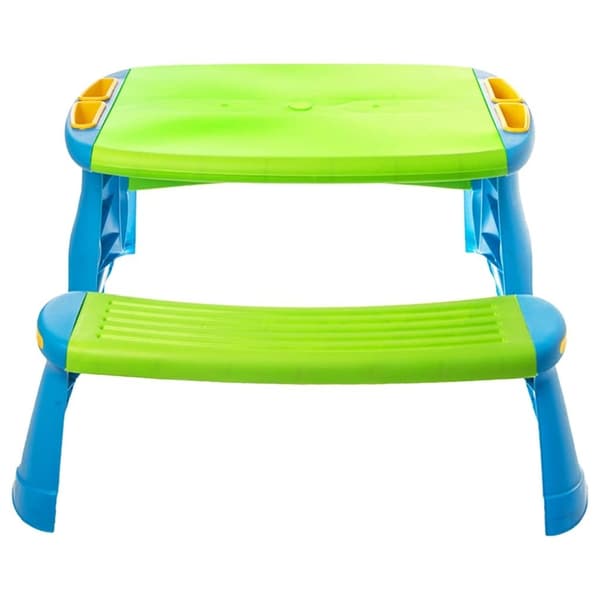 vidaXL picnicbænk til børn 89,5x84,5x48 cm polypropylen