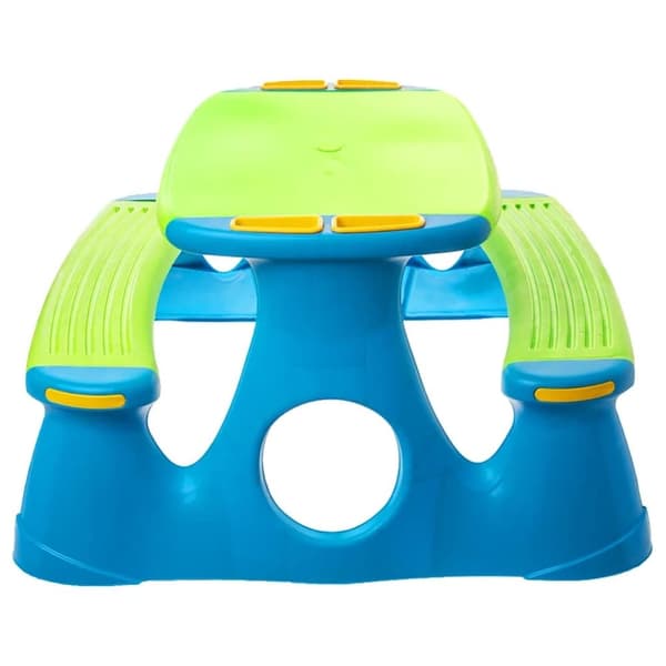vidaXL Picknickbord för barn 89,5x84,5x48 cm polypropen