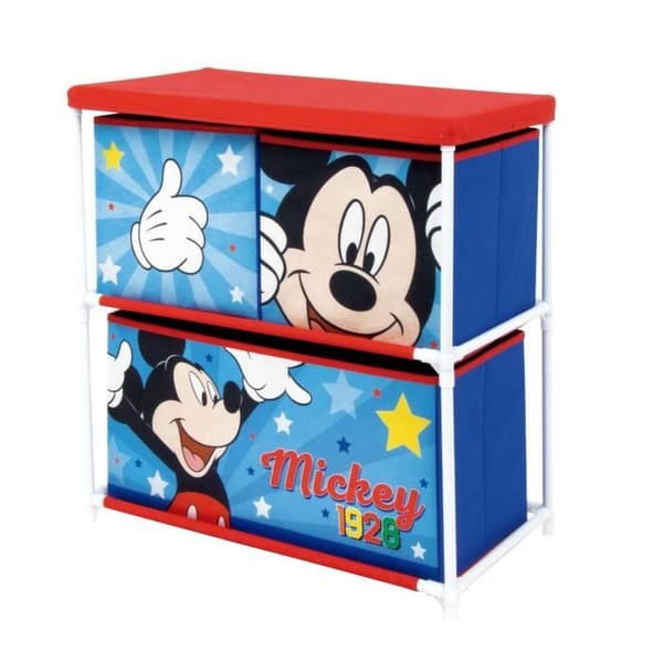 DISNEY MICKEY - Förvaringsenhet med 3 korgar