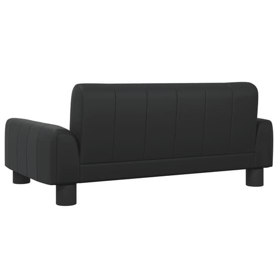 Barnsoffa 70X45X30 Cm Konstläder Svart