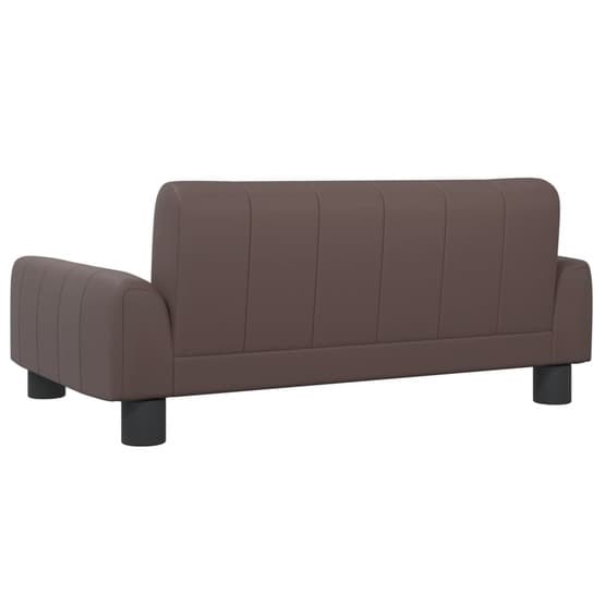 Barnsoffa 70X45X30 Cm Konstläder Brun