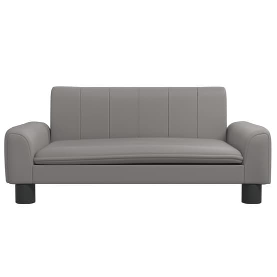 Barnsoffa 70X45X30 Cm Konstläder Grå