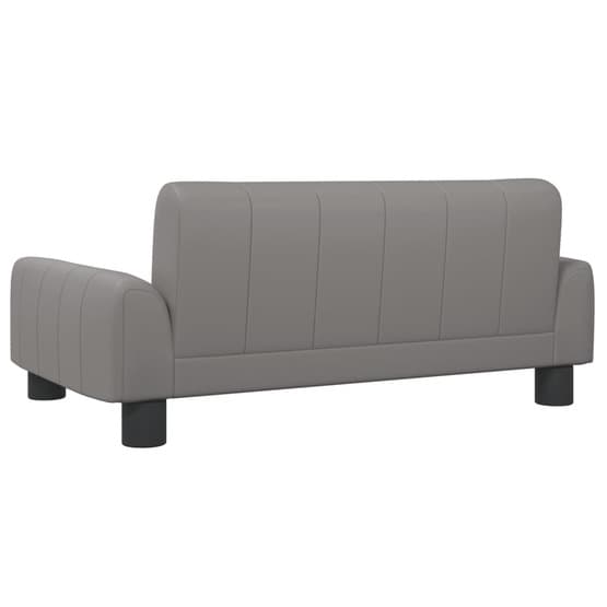 Barnsoffa 70X45X30 Cm Konstläder Grå