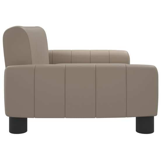 Barnsoffa 70X45X30 Cm Konstläder Cappuccino