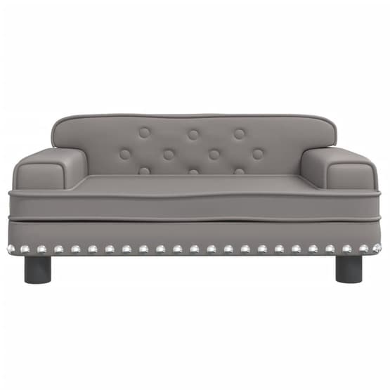 Barnsoffa 70X45X30 Cm Grå Konstläder