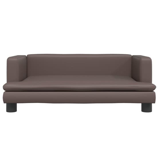 Barnsoffa Brun 80X45X30 Cm Konstläder