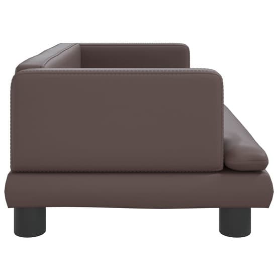 Barnsoffa Brun 80X45X30 Cm Konstläder