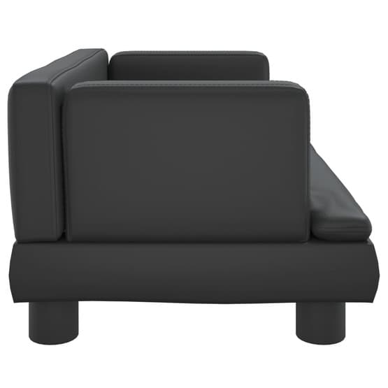Barnsoffa Svart 60X40X30 Cm Konstläder