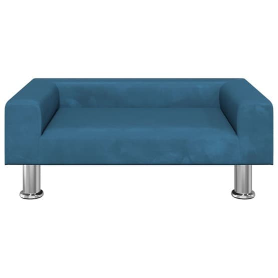 Barnsoffa Blå 70X45X26,5 Cm Sammet
