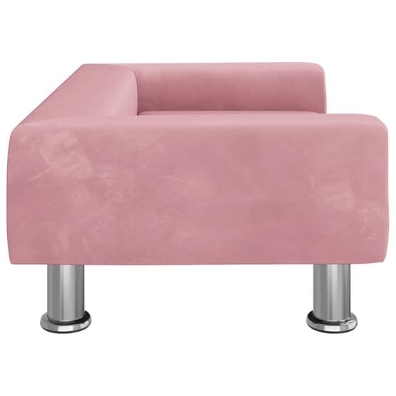 Barnsoffa Rosa 70X45X26,5 Cm Sammet