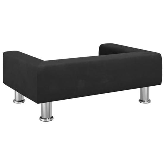 Barnsoffa Svart 70X45X26,5 Cm Sammet
