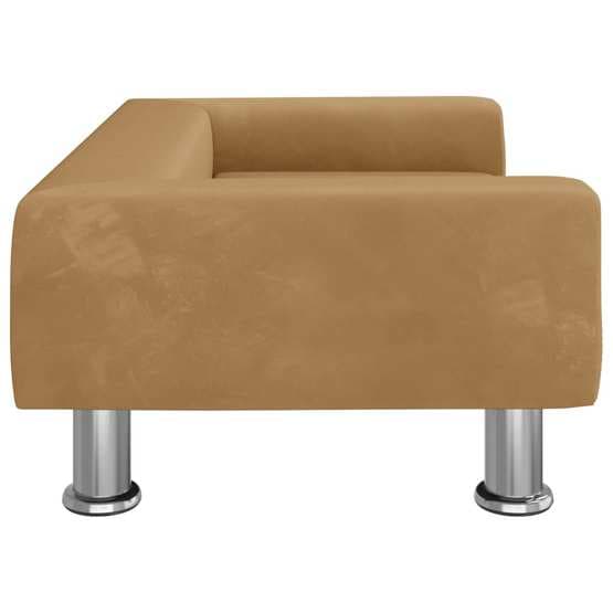 Barnsoffa Brun 70X45X26,5 Cm Sammet