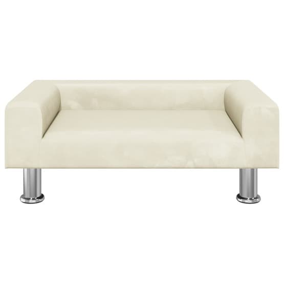 Barnsoffa Gräddvit 70X45X26,5 Cm Sammet