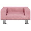 Miniatyrbild 3 av 7: Barnsoffa Rosa 50X40X26,5 Cm Sammet