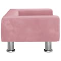 Miniatyrbild 4 av 7: Barnsoffa Rosa 50X40X26,5 Cm Sammet