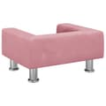 Miniatyrbild 5 av 7: Barnsoffa Rosa 50X40X26,5 Cm Sammet
