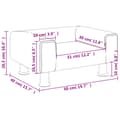 Miniatyrbild 7 av 7: Barnsoffa Rosa 50X40X26,5 Cm Sammet