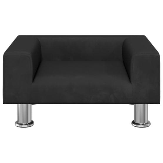Barnsoffa Svart 50X40X26,5 Cm Sammet