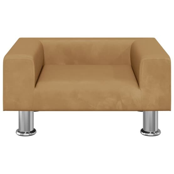 Barnsoffa Brun 50X40X26,5 Cm Sammet