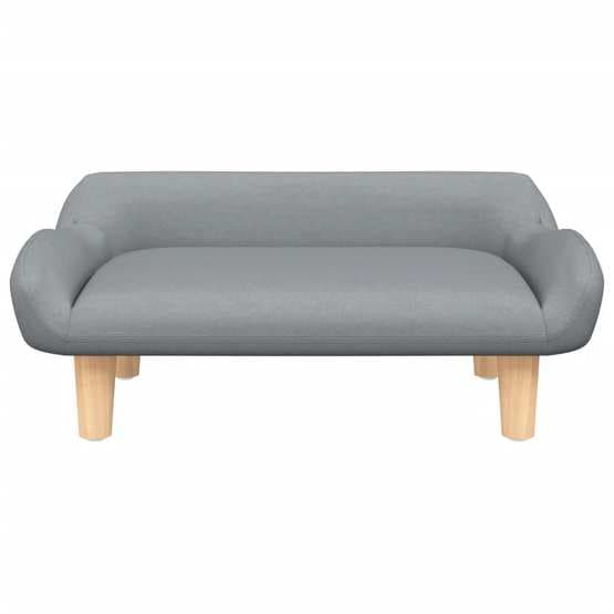 Barnsoffa Ljusgrå 70X40X24 Cm Tyg