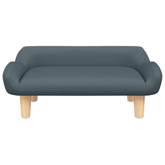 Barnsoffa Mörkgrå 70X40X24 Cm Tyg