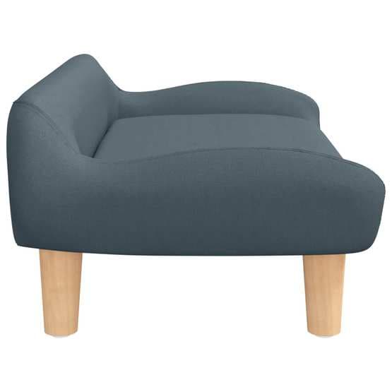 Barnsoffa Mörkgrå 70X40X24 Cm Tyg
