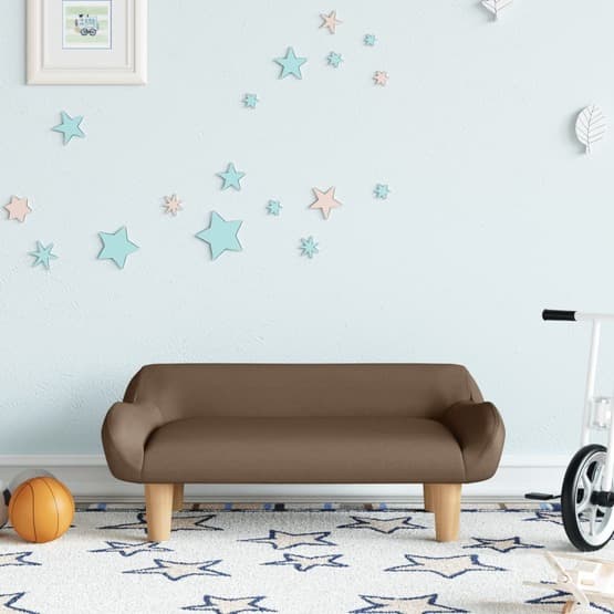 Barnsoffa Brun 70X40X24 Cm Tyg