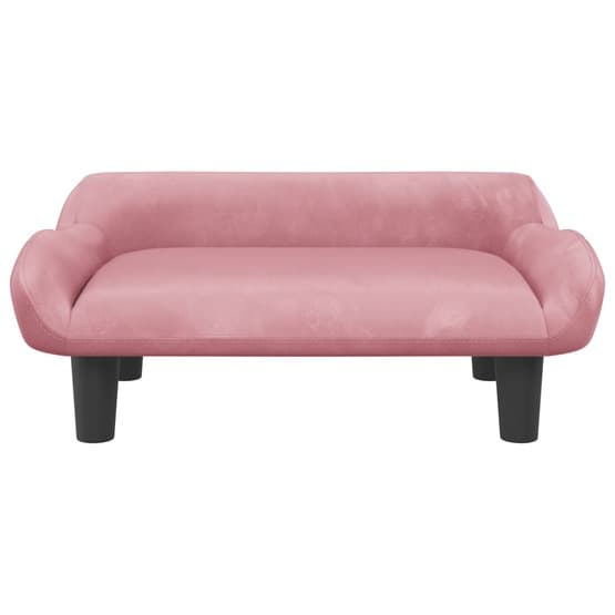 Barnsoffa Rosa 70X40X24 Cm Sammet